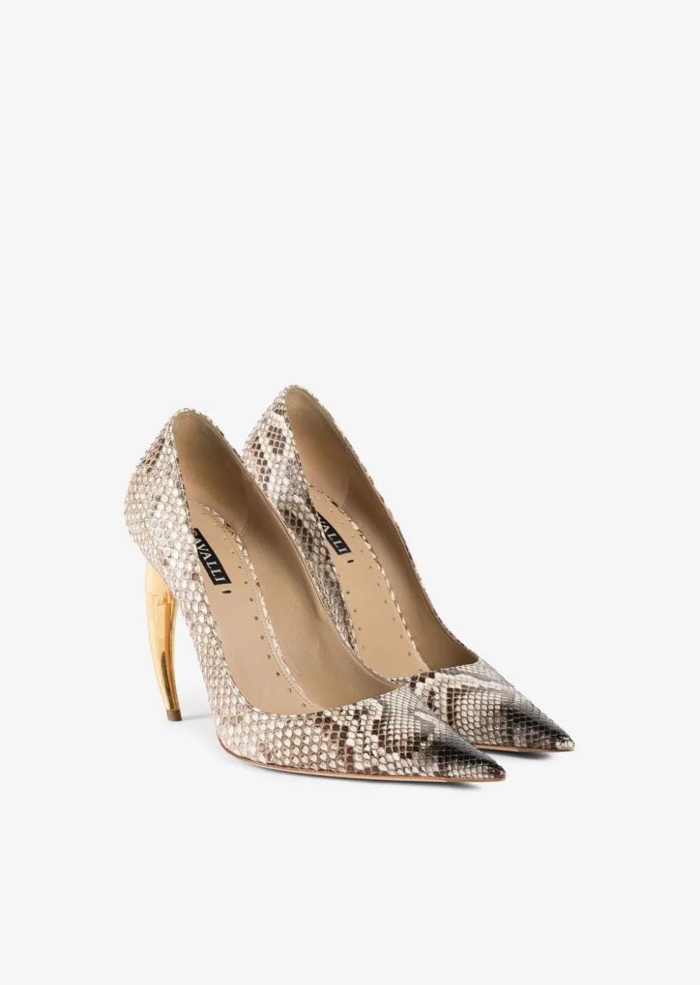 Snake print stiletto