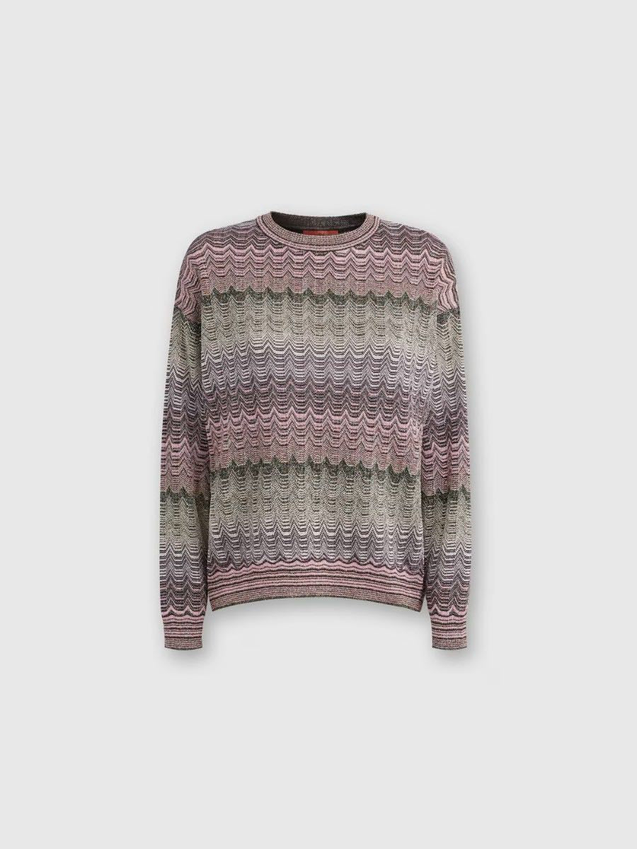 Crewneck Pull lamè