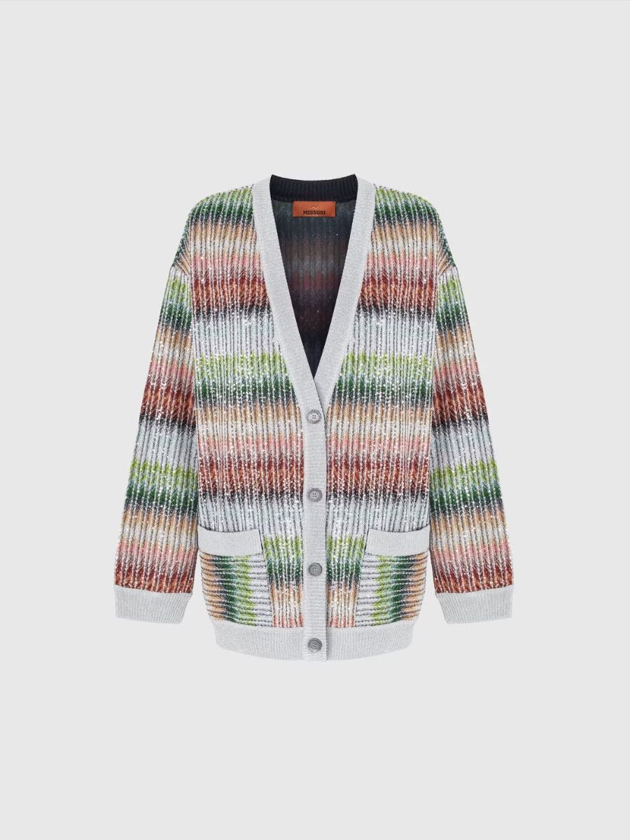 Caperdoni sequins cardigan