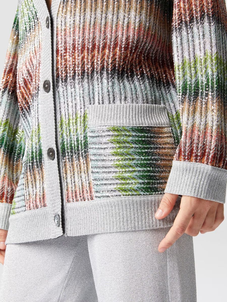 Caperdoni sequins cardigan