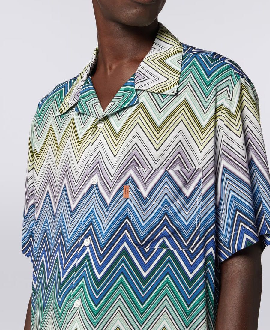 Shirt Sleeve short zigzag
