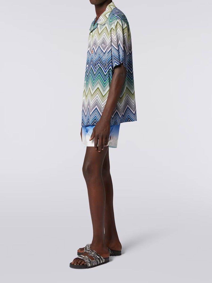Shirt Sleeve short zigzag