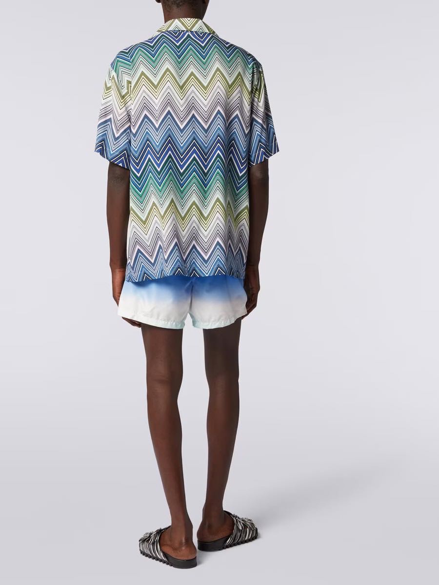 Shirt Sleeve short zigzag