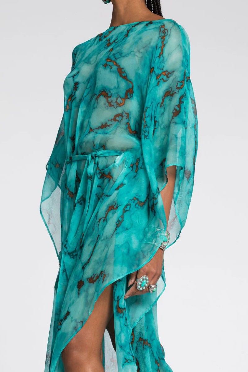 Long marble kaftan