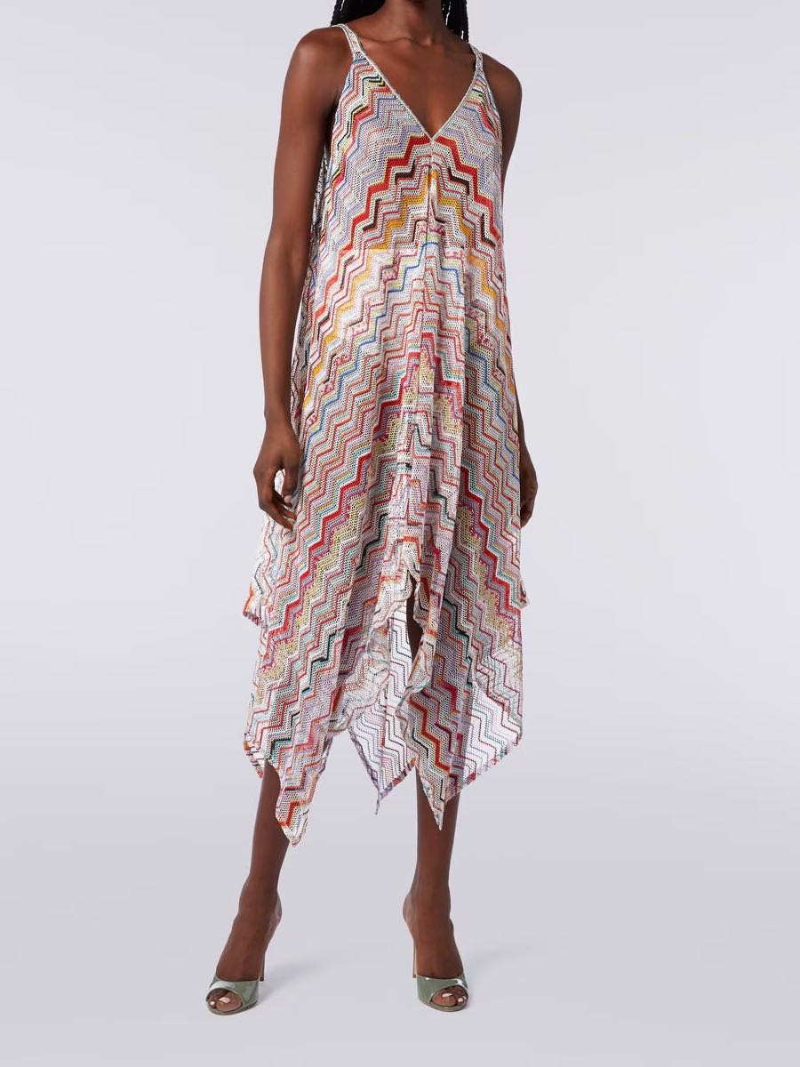 Long asymmetric dress