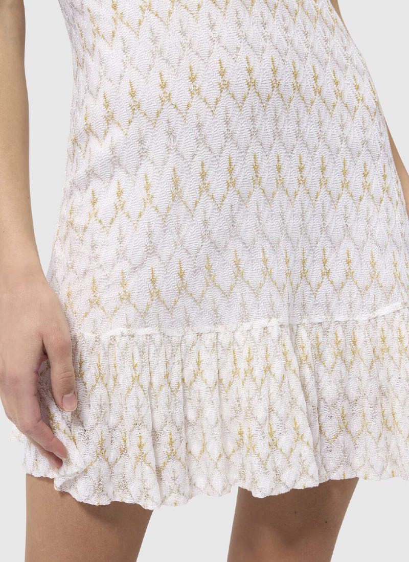 Short Dress With Ruffles