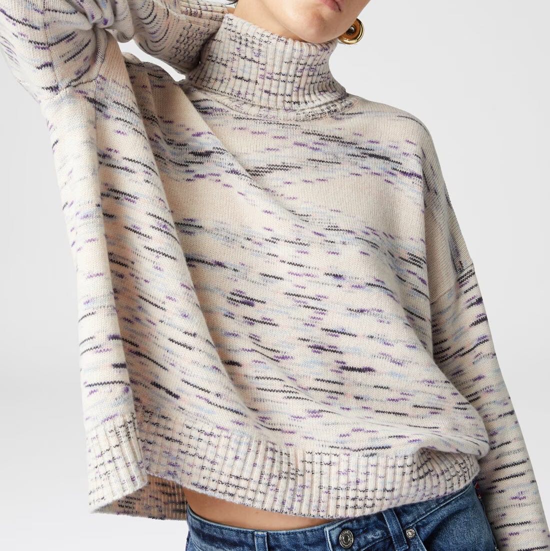 Cashmere turtleneck pull