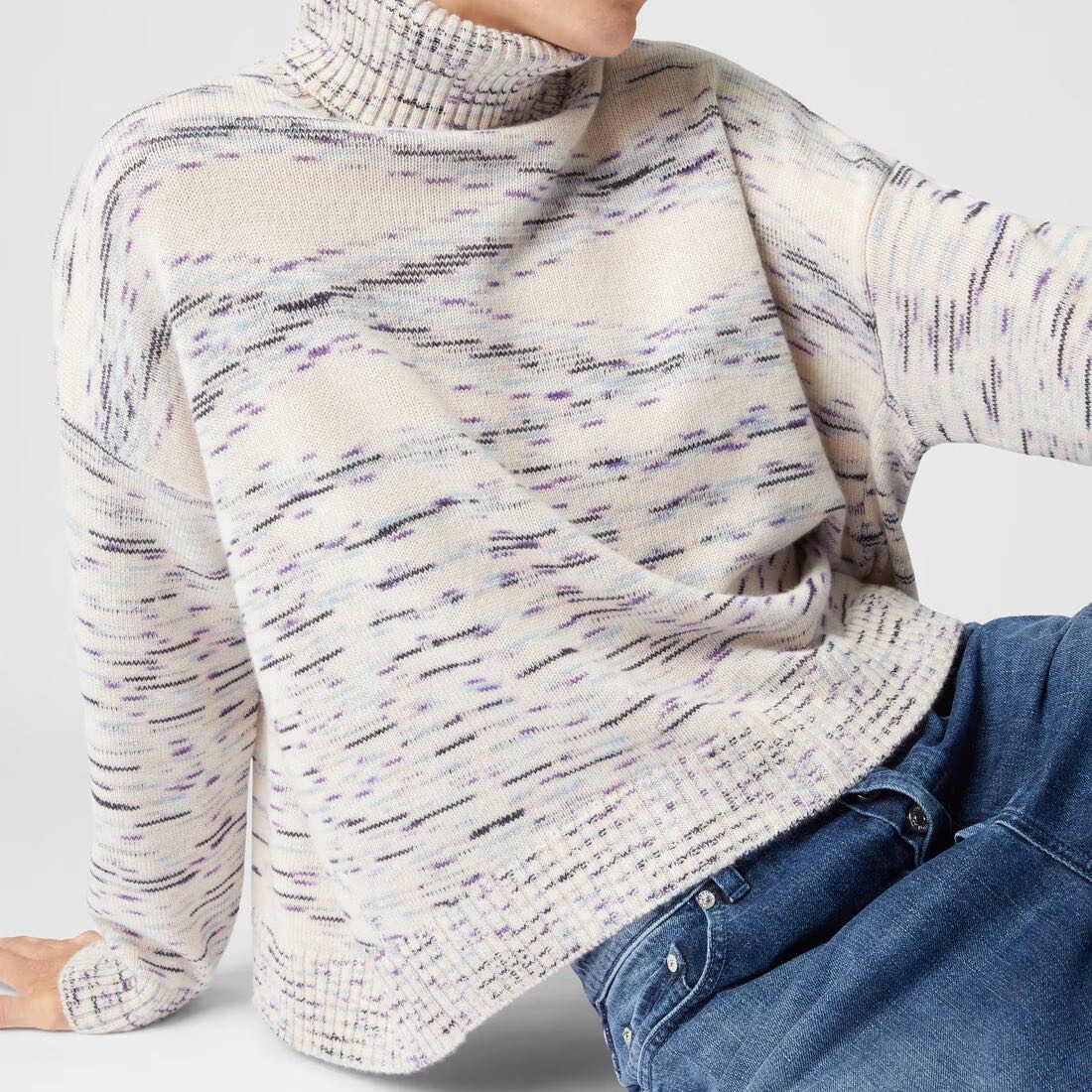 Cashmere turtleneck pull