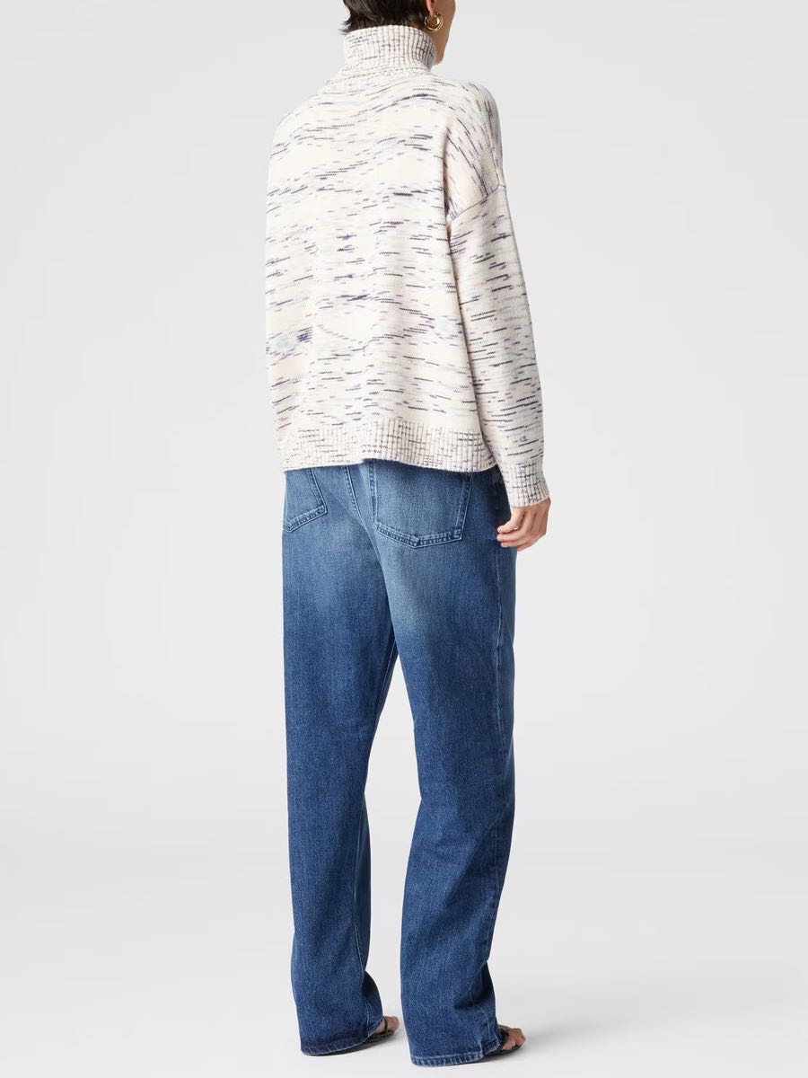 Cashmere turtleneck pull