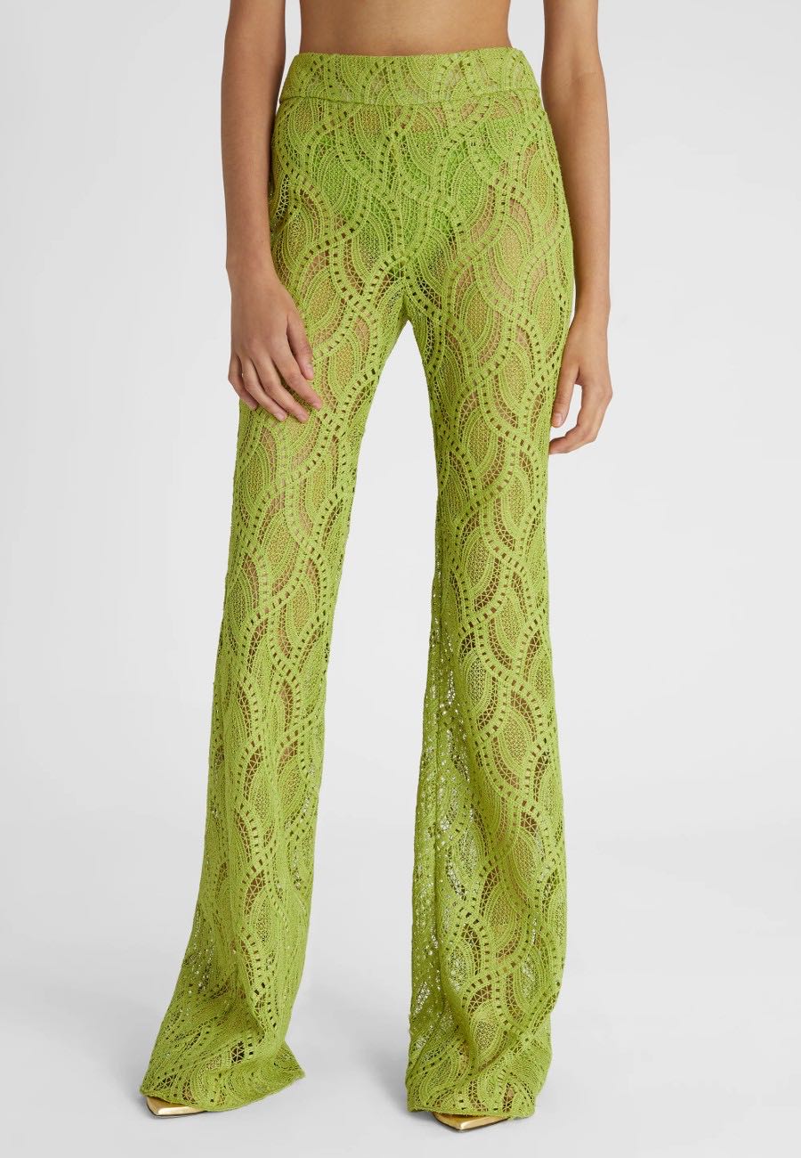 Macramé trousers