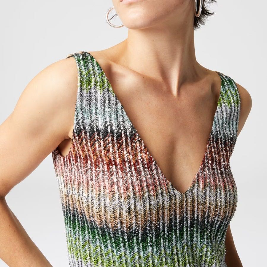 Caperdoni mini dress with sequins