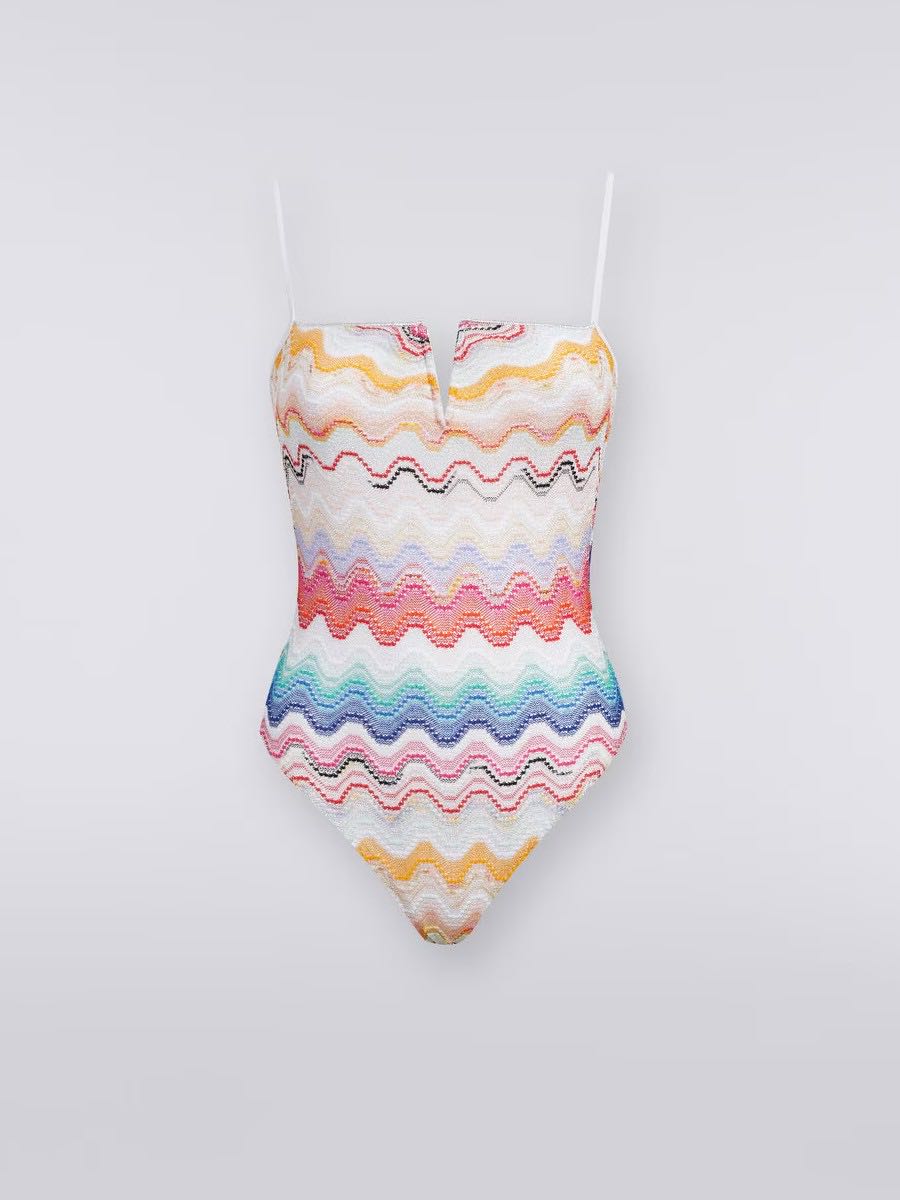 Bathing suit wave pathern
