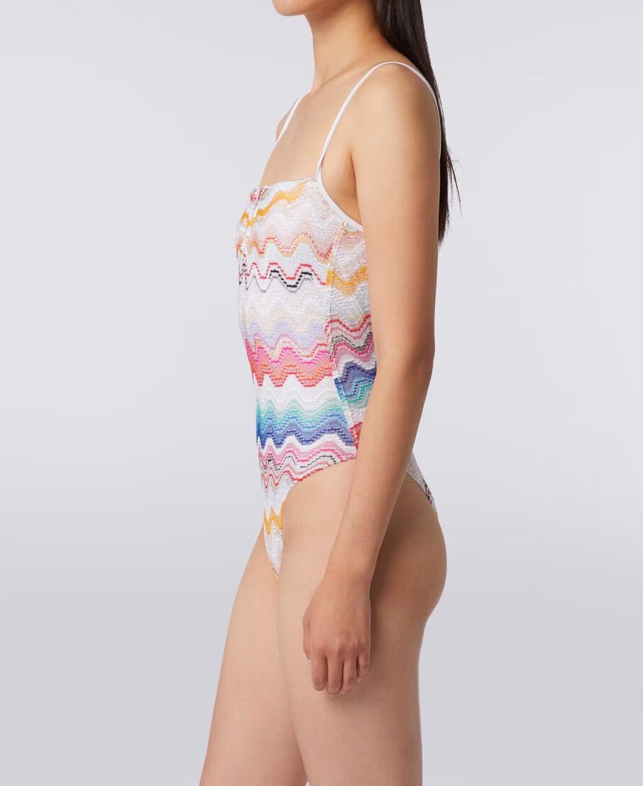 Bathing suit wave pathern