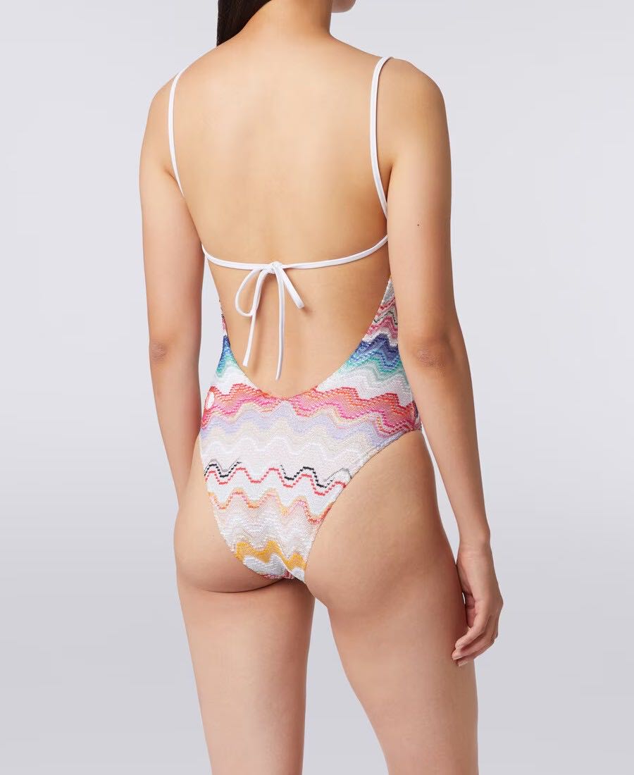 Bathing suit wave pathern