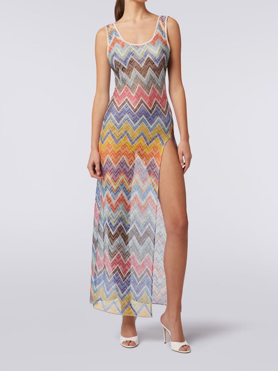Long zigzag dress