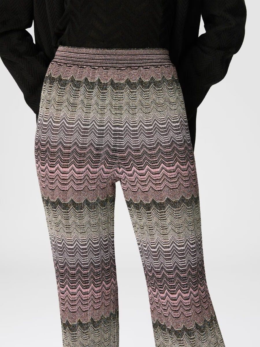Trousers lamé