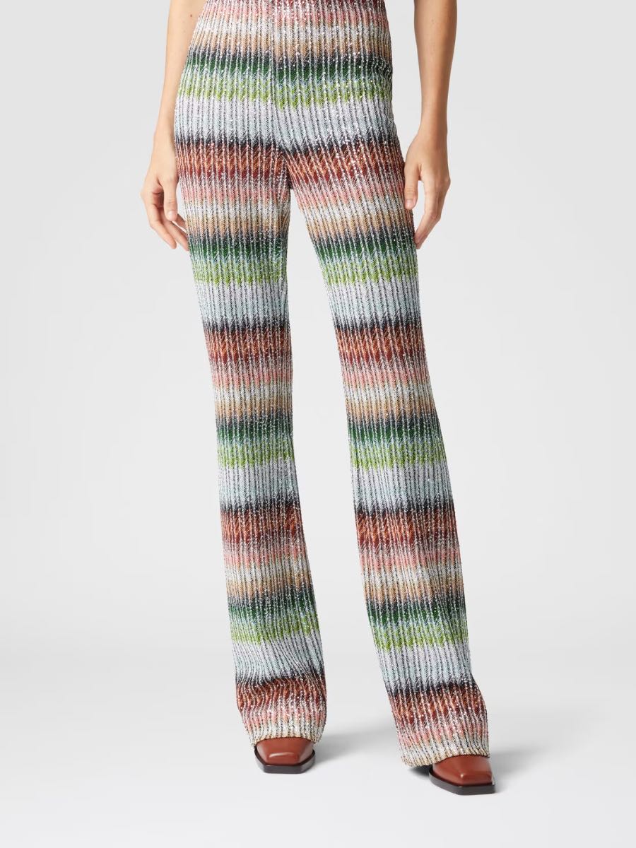 Caperdoni sequins trousers
