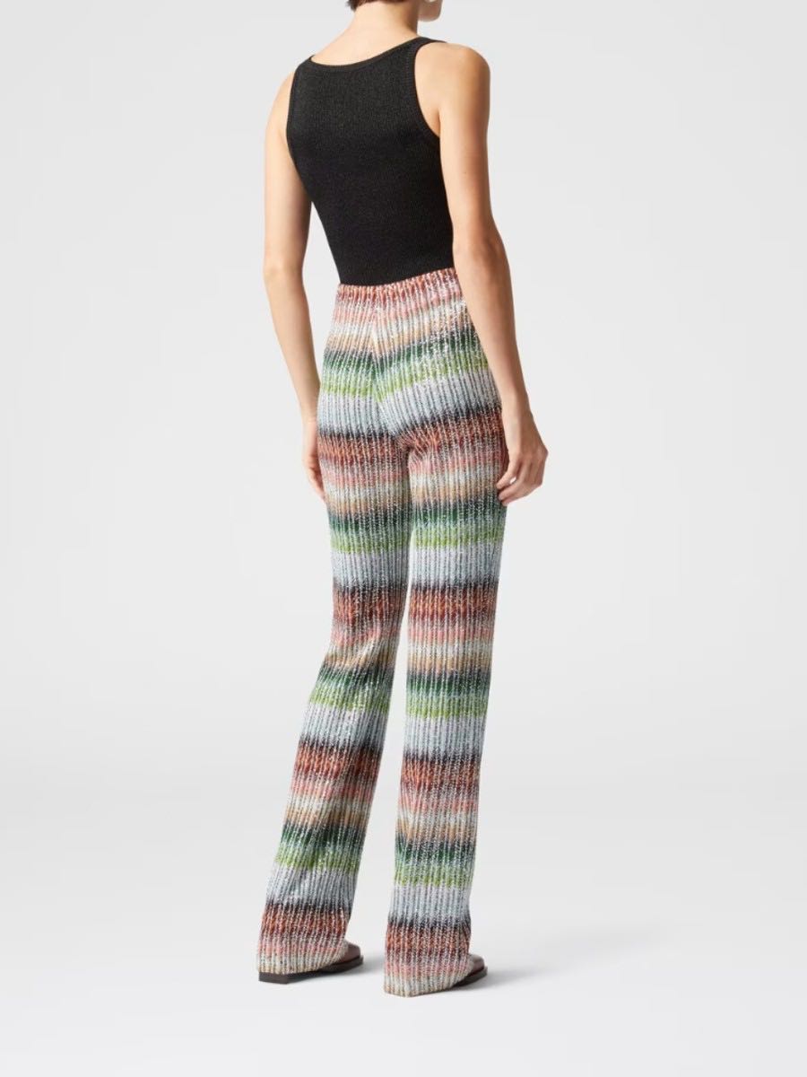 Caperdoni sequins trousers
