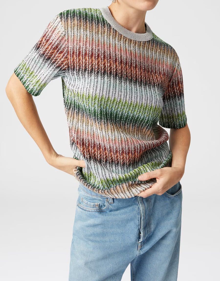 Caperdoni tshirt with sequins
