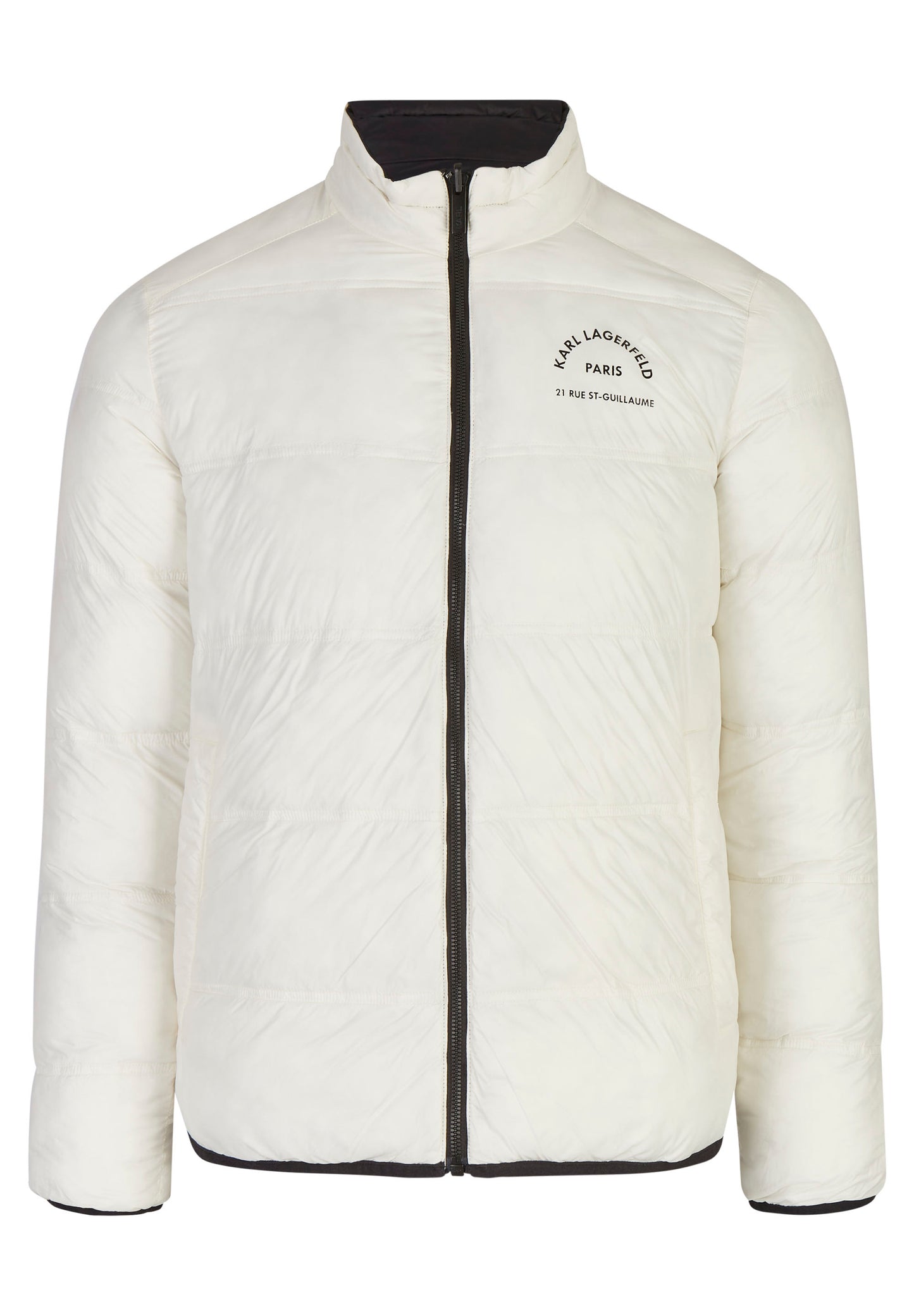 Black and white reversible jacket