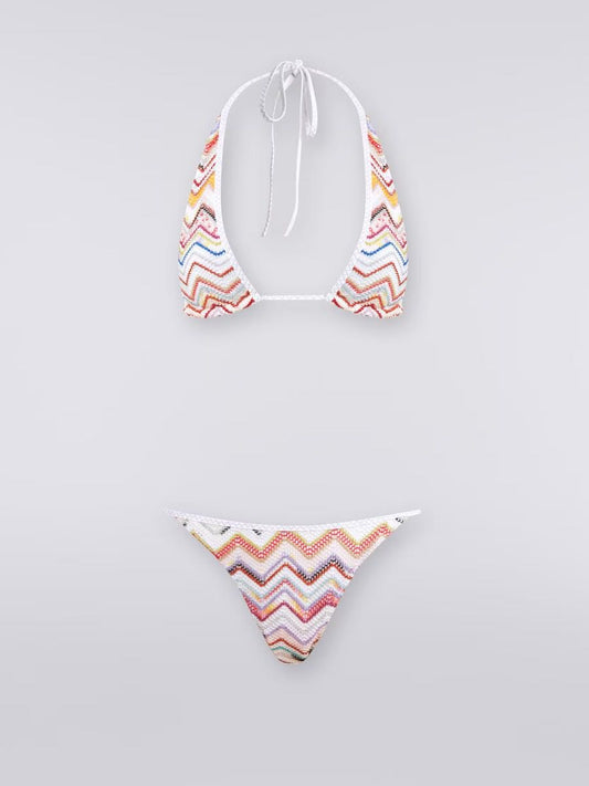 Bikini zigzag with lurex