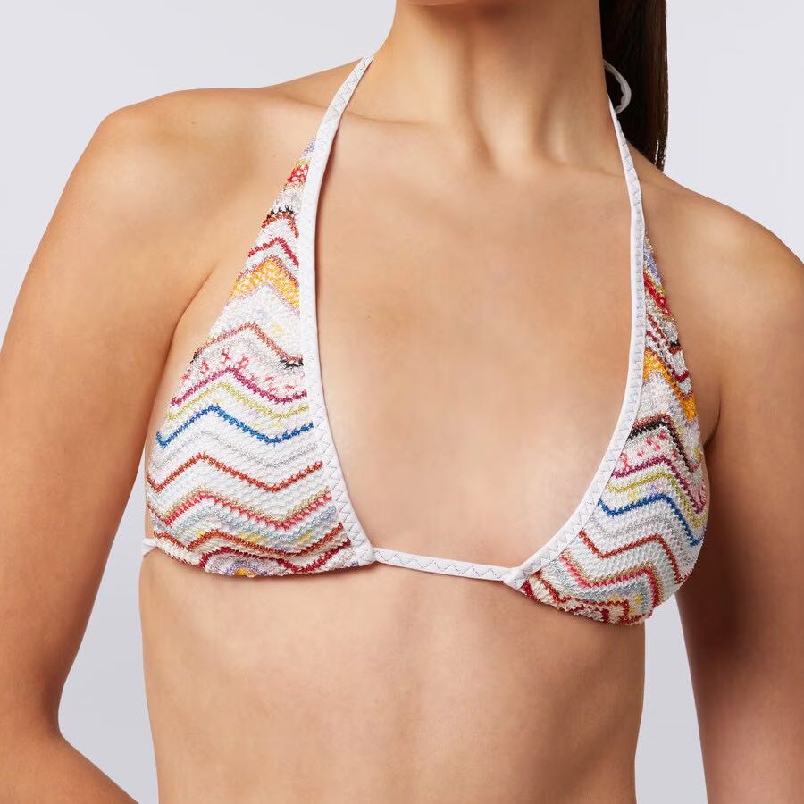 Bikini zigzag with lurex