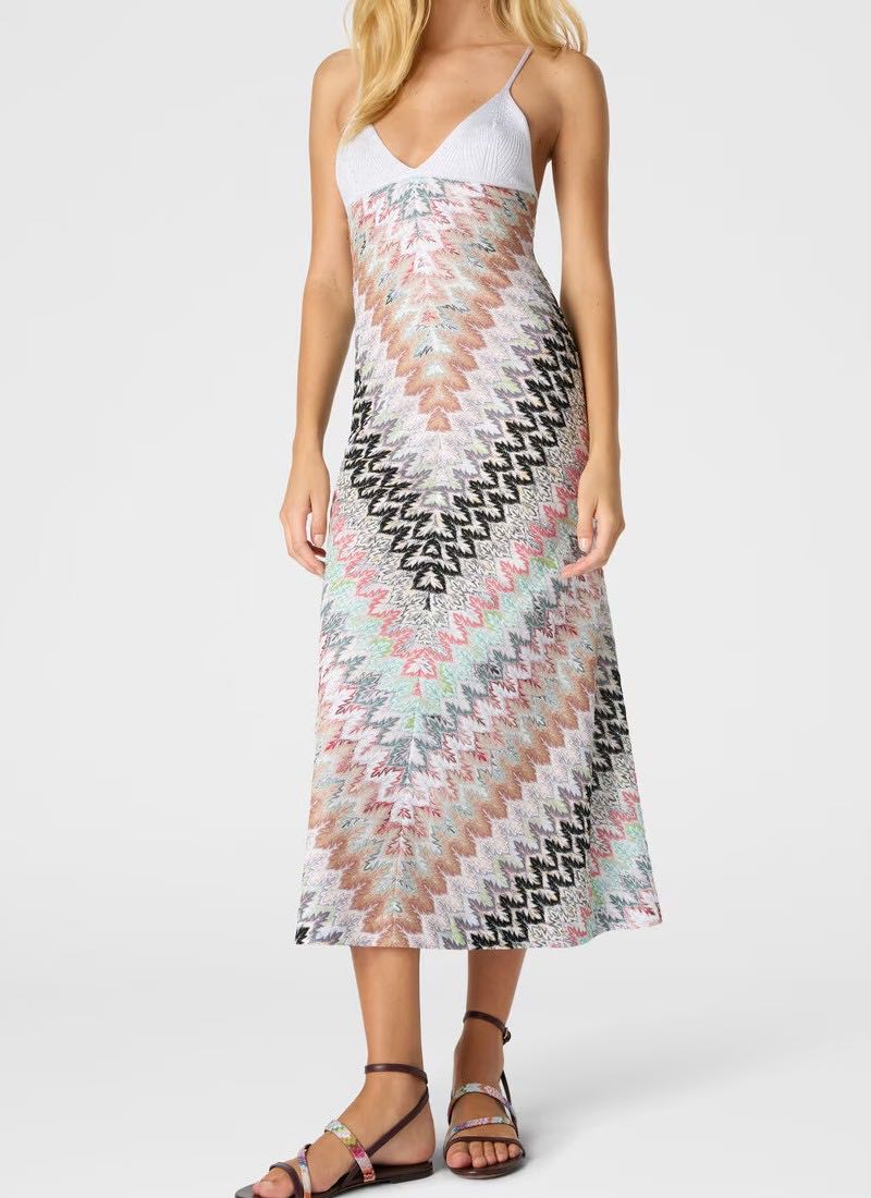 Midi lame Dress