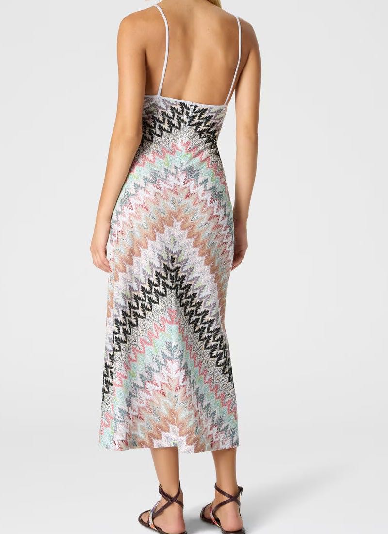 Midi lame Dress