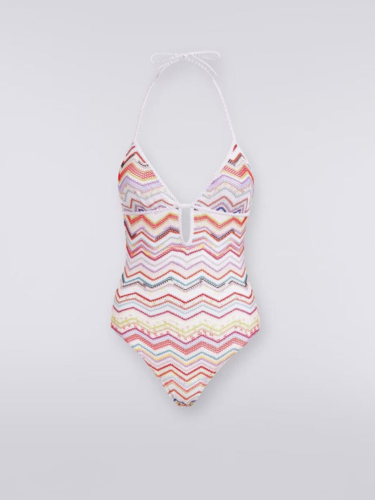 Bathing suit with lurex