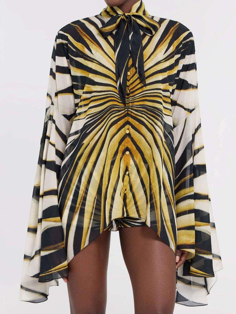 Silk blouse Ray of Gold