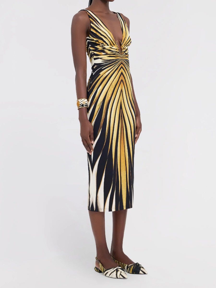 ray dress in gold Rent Ray Dress in Gold - Sabina Musayev