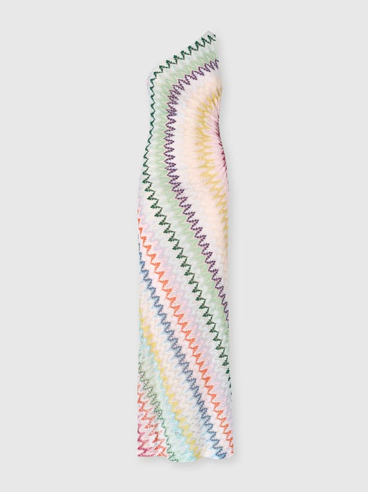Long Asymetric Multicolor Dress