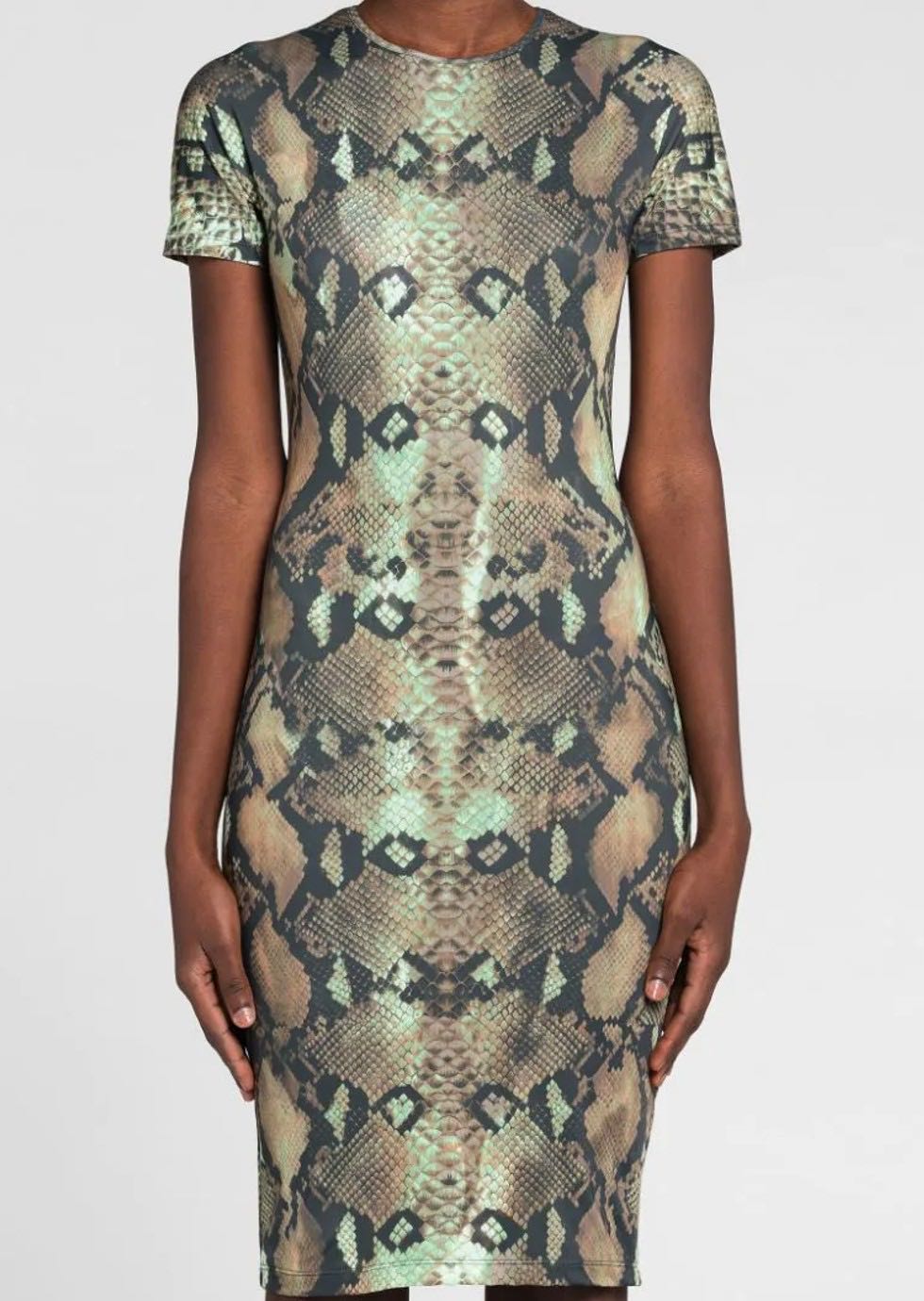 Tubino snake print dress