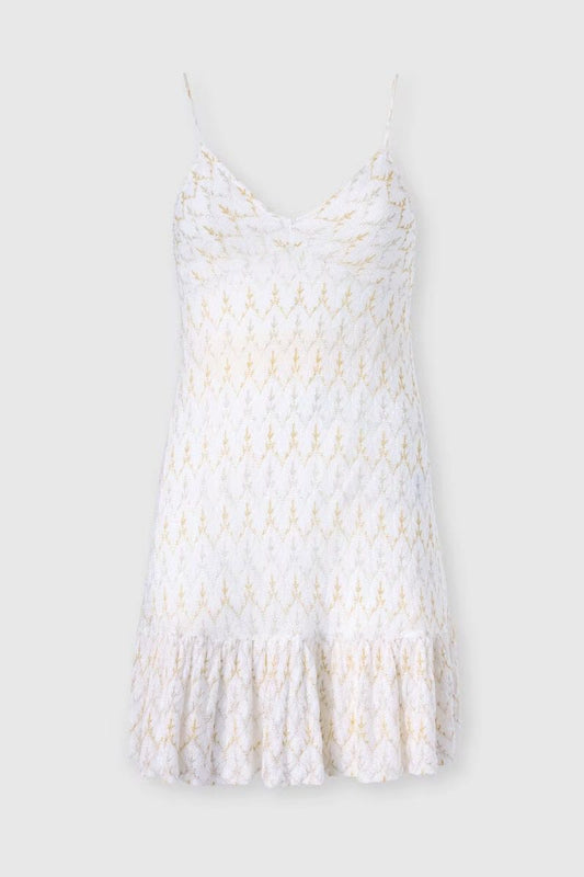 Short Dress With Ruffles