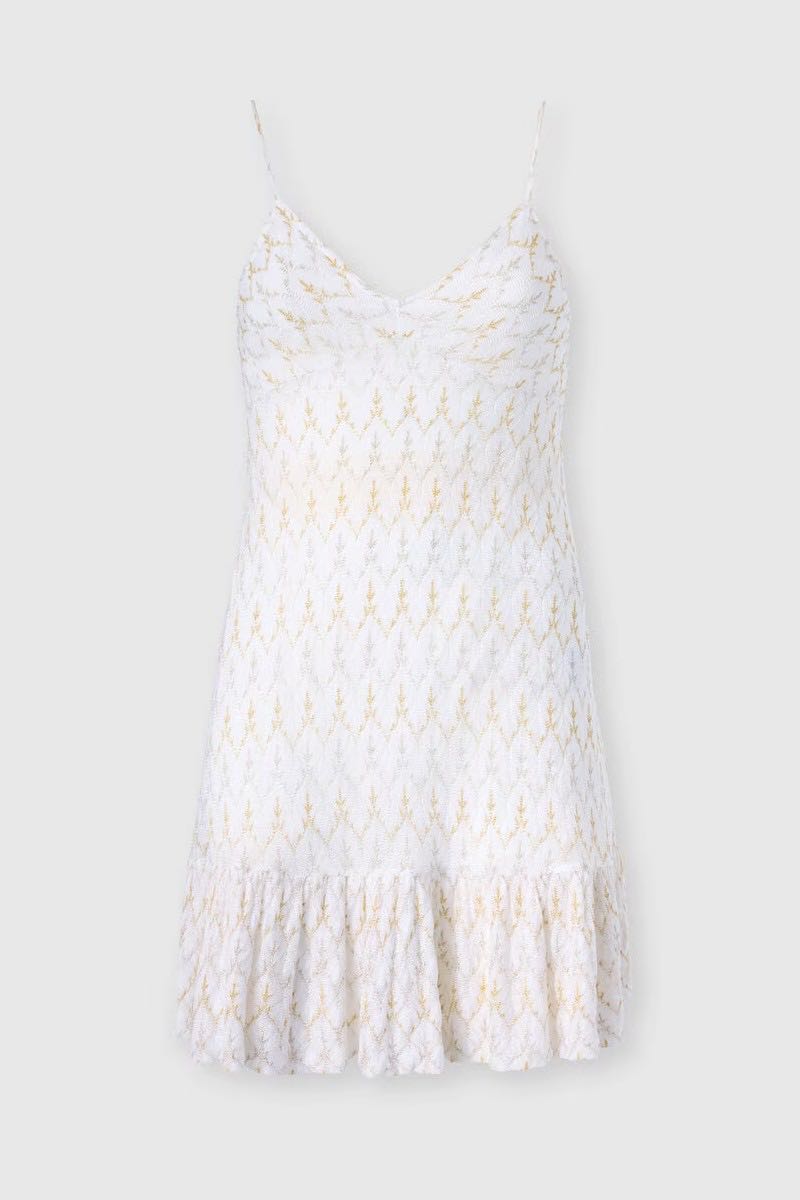 Short Dress With Ruffles