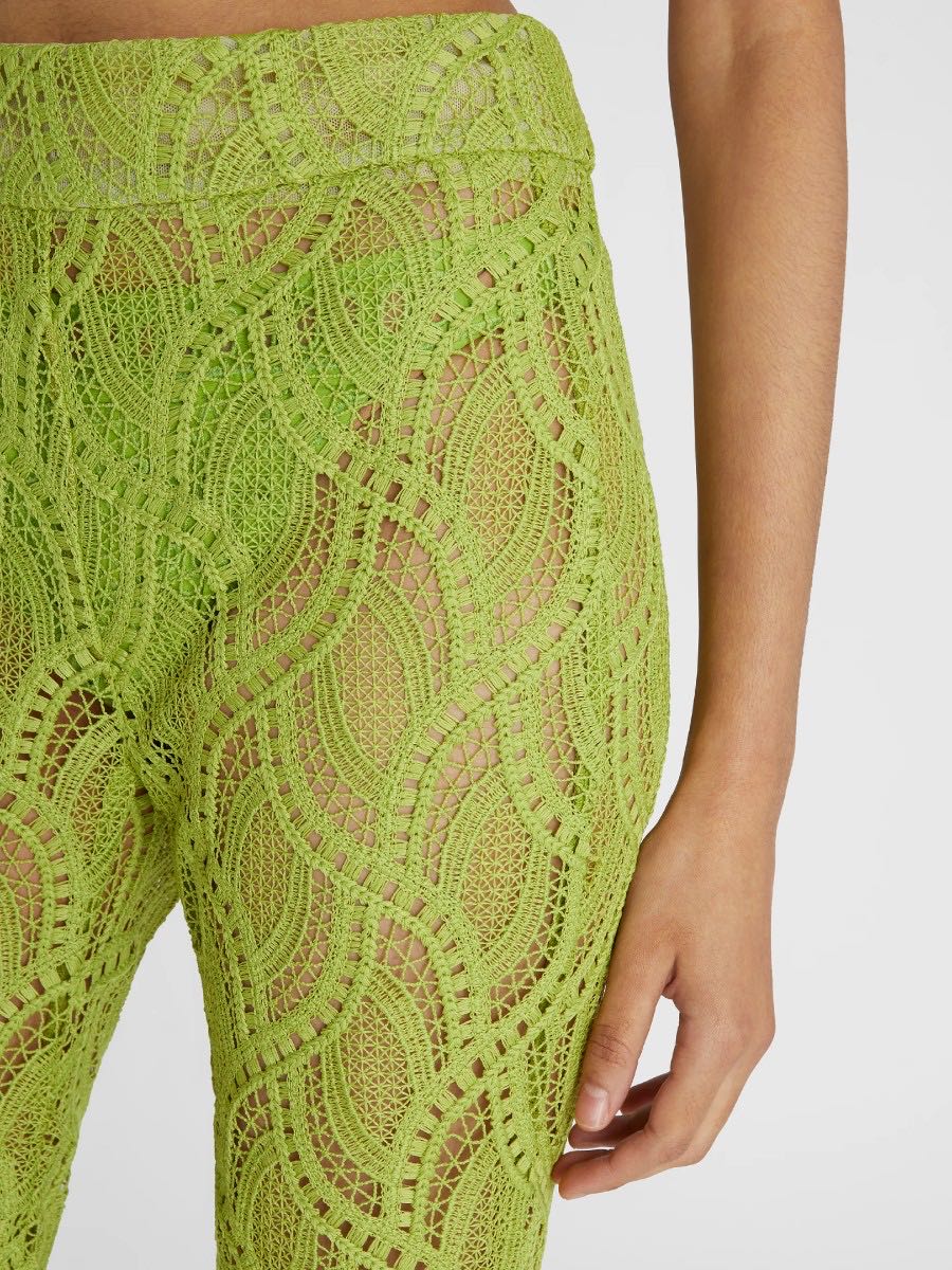 Macramé trousers