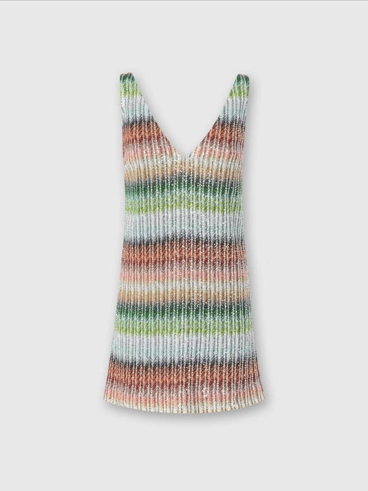 Caperdoni mini dress with sequins