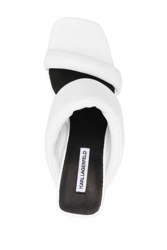 Ikon-heel double strap mules
