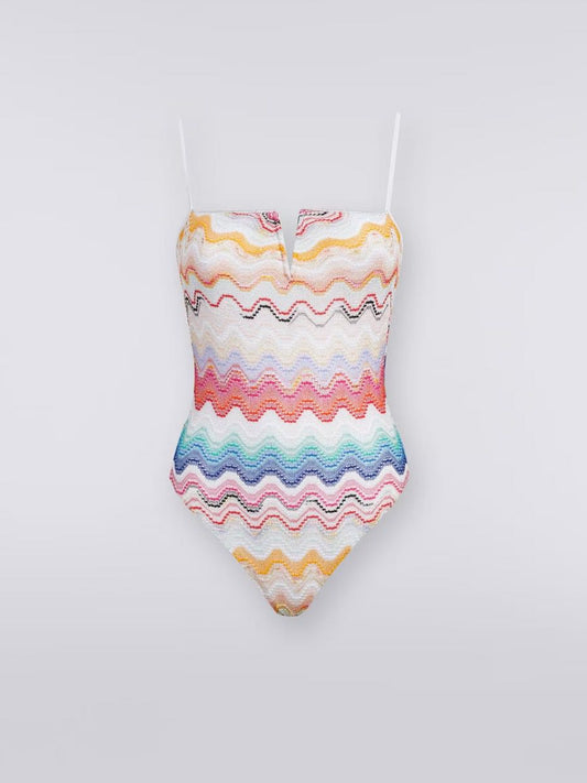 Bathing suit wave pathern