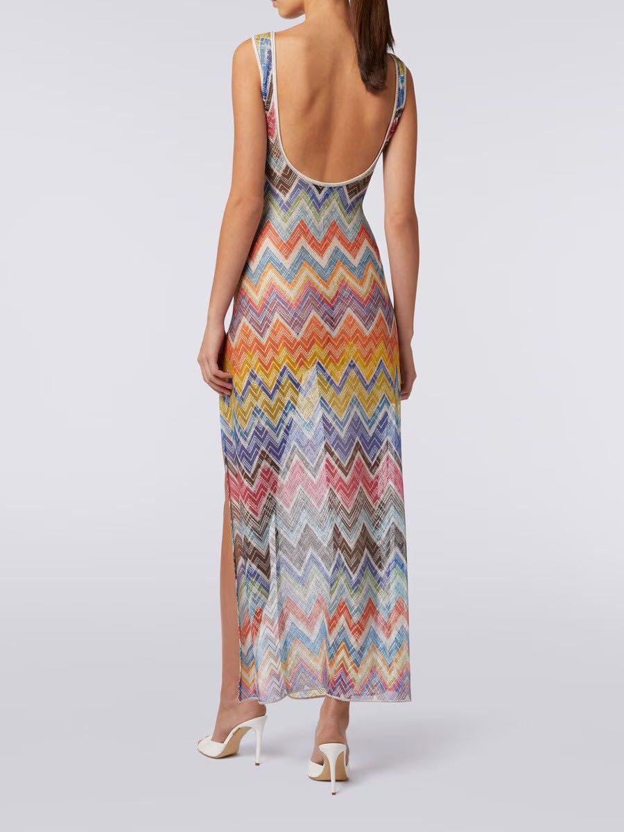 Long zigzag dress