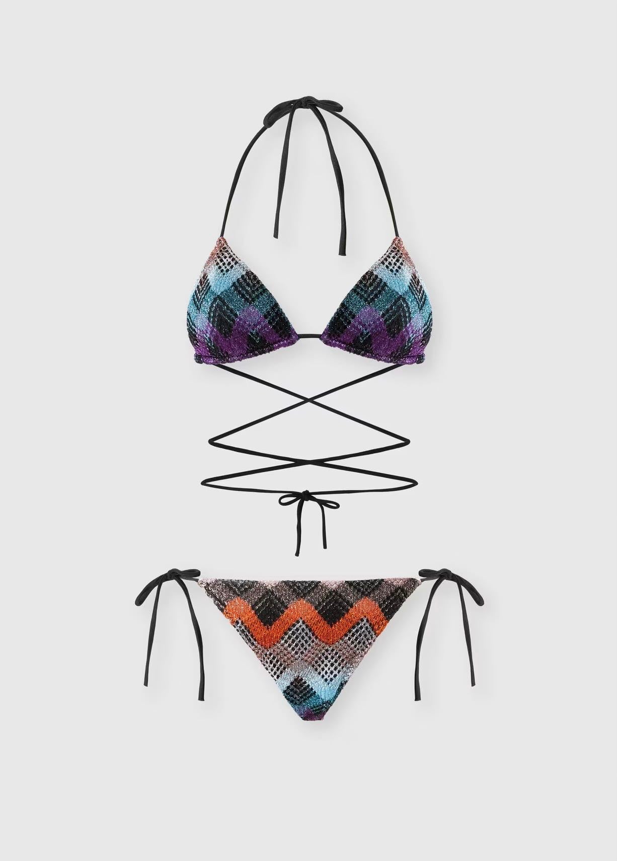 Bikini lurex rombos