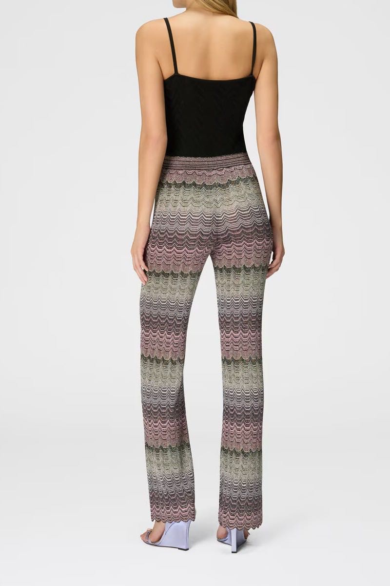 Trousers lamé