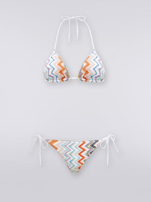 Bikini zigzag lurex