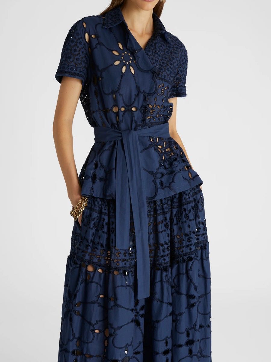 Broderie anglaise shirt