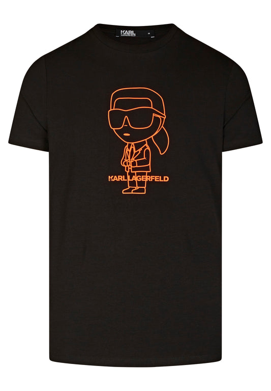 Black and orange Ikonik t-shirt