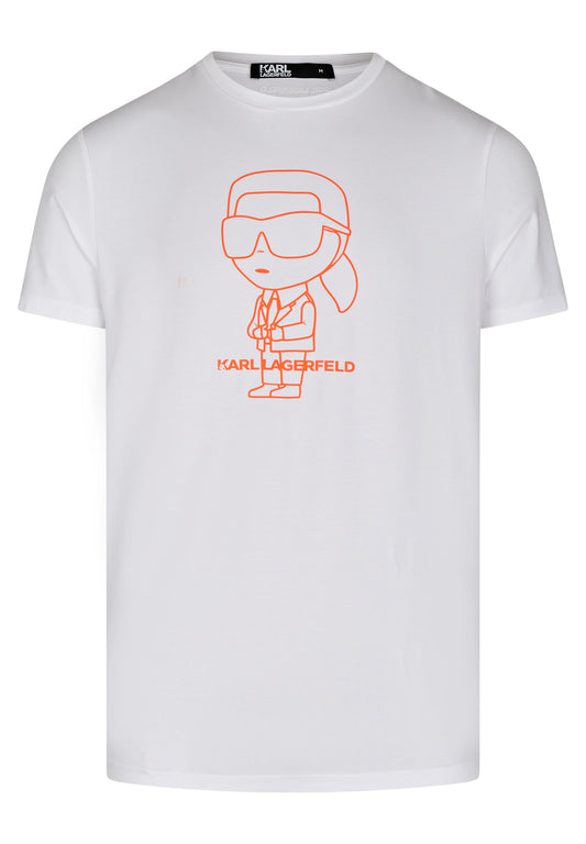 White and orange Ikonik t-shirt