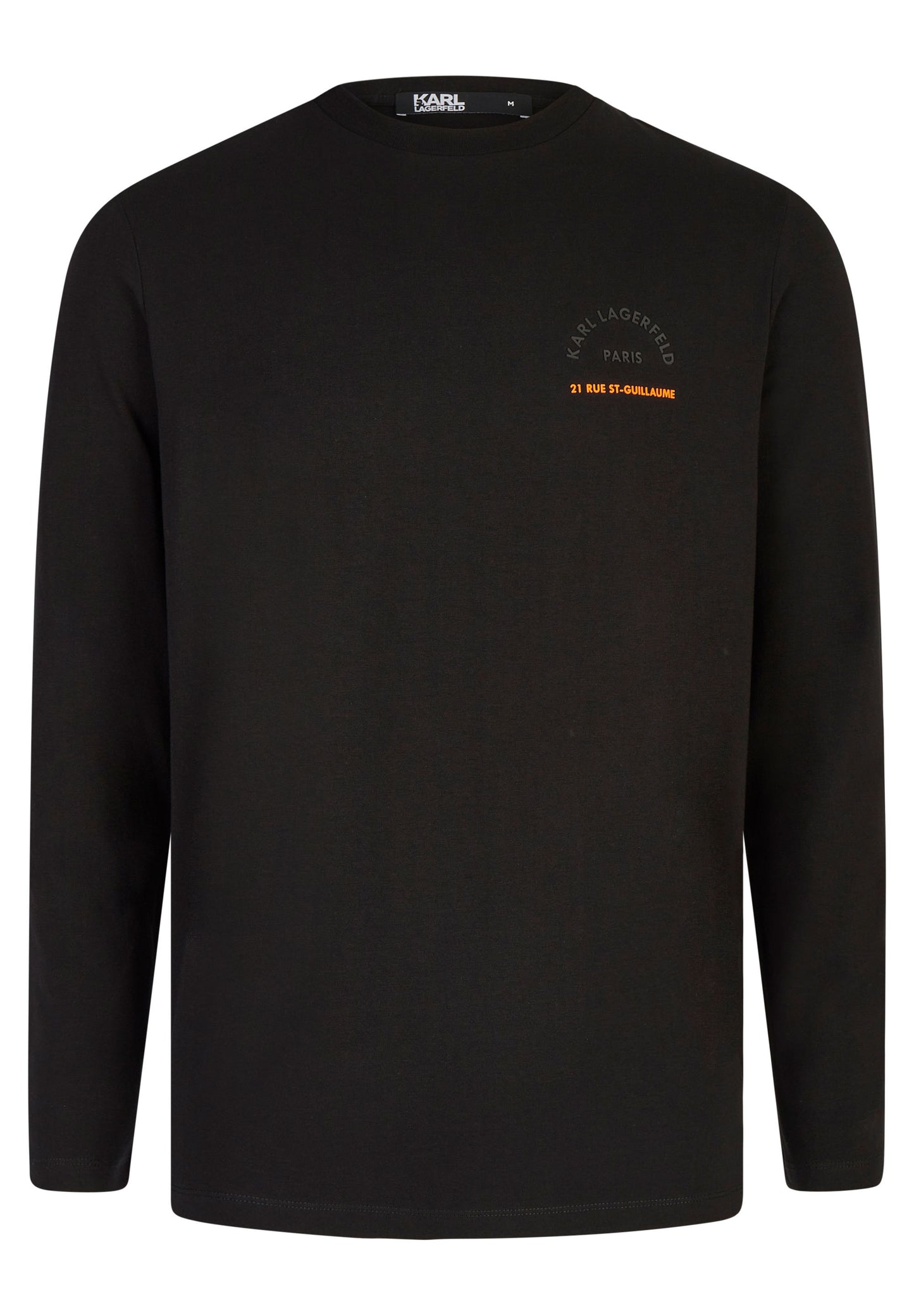 Long sleeve t-shirt with address logo