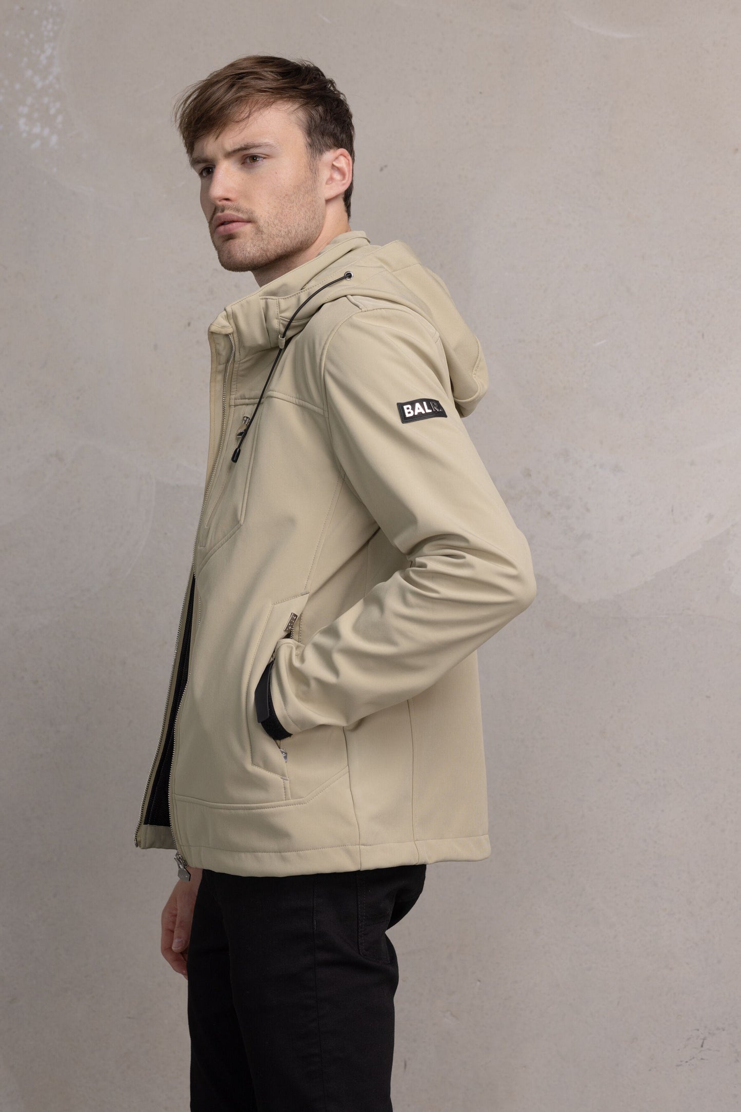 Jacket with hoody