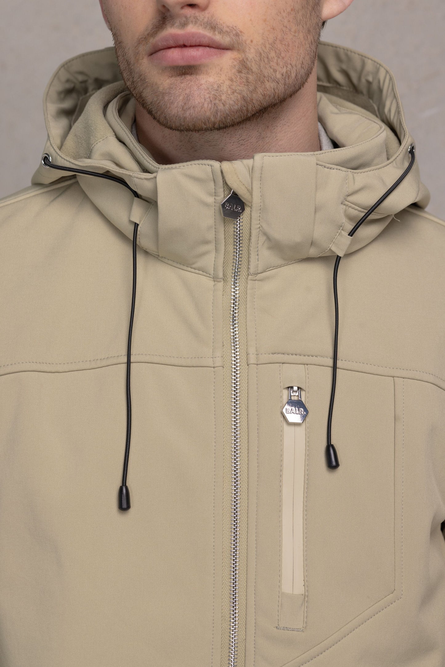 Jacket with hoody