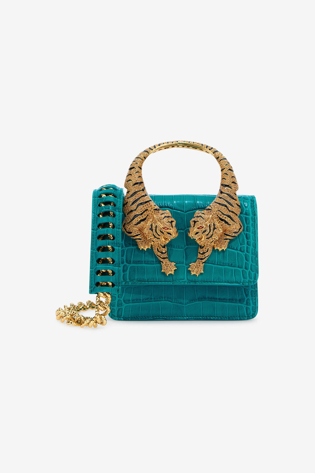 Tiger clutch bag